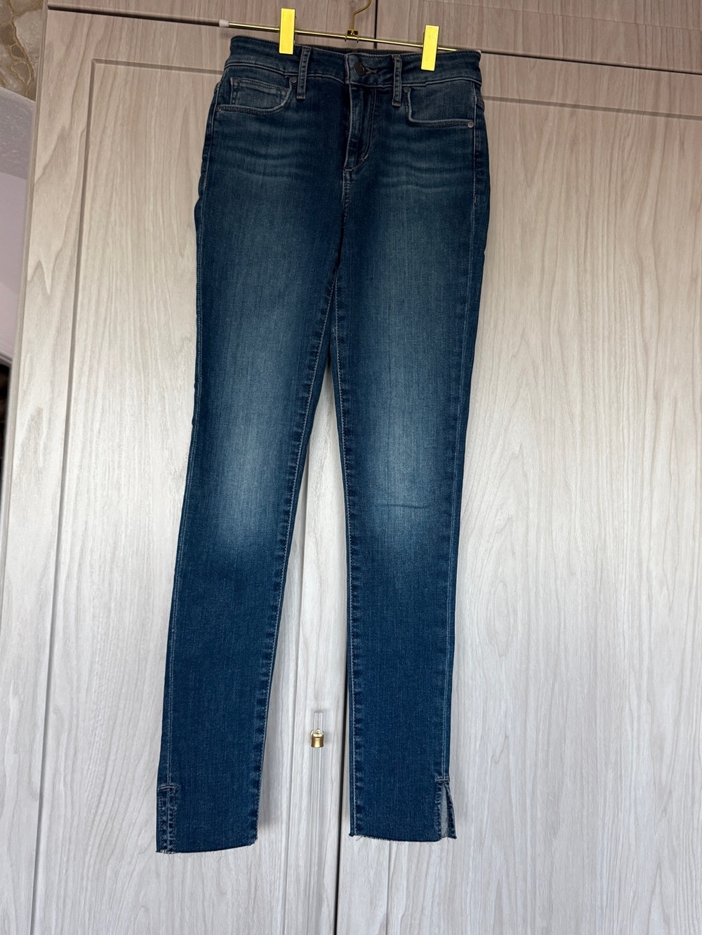 Joe's Jeans Indigo Skinny Jeans with Ankle Slits
